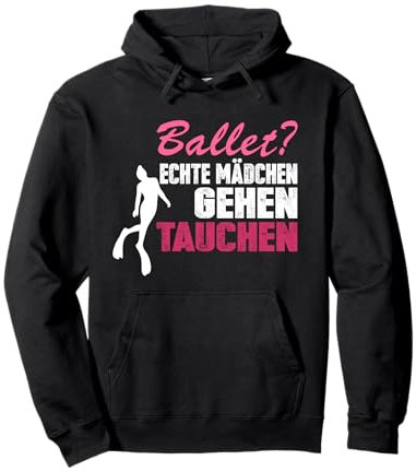 Ballett? Real Girls Diving Diver Pullover Hoodie
