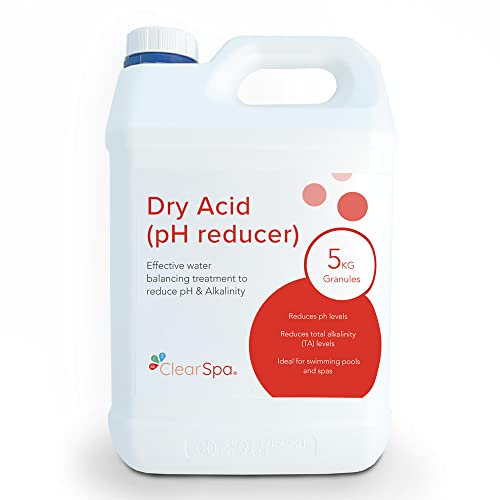 ClearSpa 5kg PH Minus & Alkalinity Reducer/Decreaser for Hot Tub, Spa and Swimming Pool Treatment