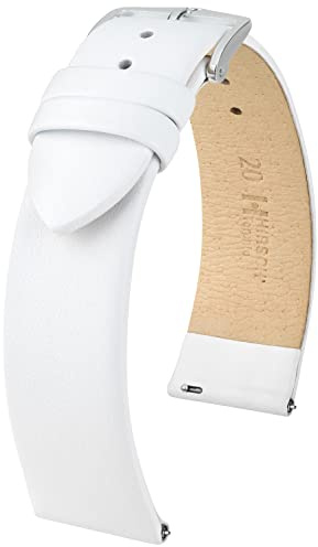 HIRSCH Toronto Uhrenarmband - Uhrband aus italienischem Leder für Damen- & Herren-Uhren - mit Werkzeug