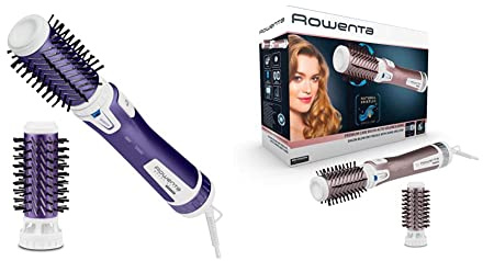 Rowenta CF9530 Rotierende Warmluftbürste Brush Activ Volume & Shine | 3 Geschwindigkeitsstufen und Kaltstufe | Violett & Warmluftbürste CF9540 Brush Activ Premium Care | 2 Bürstaufsätze inklusive