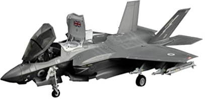 Italeri 2810 1:48 F-35B Lightning II - Modellbau, Bausatz, Standmodellbau, Basteln, Hobby, Kleben, Plastikbausatz, detailgetreu, Grau, Mehrfarbig
