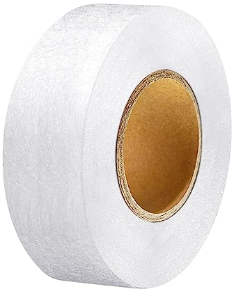 XPEX Klebeband zum Aufbügeln 40m Textilkleber,Saumband Zum Aufbügeln,Waschmaschinenfest，Stoffkleber Textilkleber,Bügelband,Stoffkleber (Weiß)