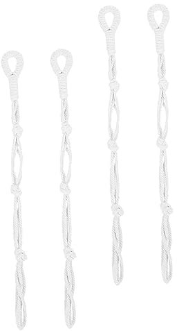 Abaodam 4stücke Macrame Pflanzenhänger-verlängerungsseil Aus Leinenseil Innenbereich Pflanzenhalter-verlängerung Robustes Verformendes Seil Für Blumentopfhalter Passt Zu Verschiedenen Einr