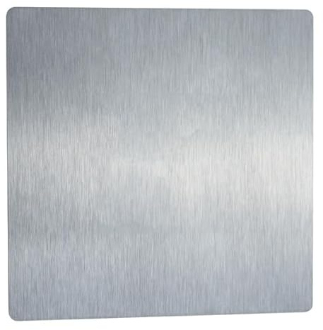 Vierkantplatte ohne Lochung 100 x 100 mm geschliffen Edelstahl V2A Eckige Edelstahlplatte Endkappe Deckel Flansch Edelstahlkappe Viereck Ankerplatte Rohrabschluss Platte Blech Eckig ...