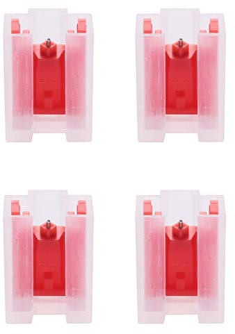 TsoLay Plattenspieler-Vinyl-Stylus-Nadel, dynamisch, magnetisch, LP-Recorder-Lesegerät für Plattenspieler, Grammophon, 4 Stück