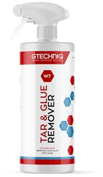 Gtechniq W7 Tar and Glue Remover for Cars, Dissolves Residue, Easy to Use Cleaner, 1L