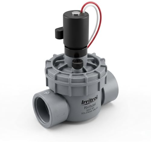 Suinga - Elettrovalvola irrigazione Irritrol 2400 MT. 1 9V 32mm per programmatori di irrigazione elettrici, grigio