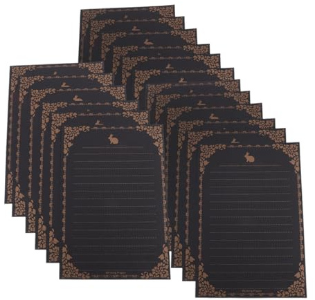 VILLCASE Retro Briefpapier A5 50 Blatt Vintage Schreibpapier Für Einladungen Und Liebesbriefe Mit Charmantem Spitzenmuster Zum Schreiben Und Drucken