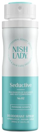 Nishlady No.2 Seductive Deodorant Spray 200 ml - Desodorante En Spray Para Mujer