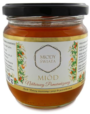 IMKERSHOP Natürlicher Orangenhonig 500 g - Honig aus sonnigen spanischen Obstgärten – Reich an Mineralien wie Zink, Magnesium und Kalzium – Natürlicher Genuss und gesunde Nährstoffe.