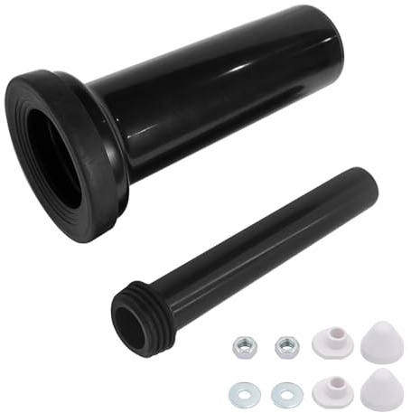 Juego de conexión inodoro pared tubo desagüe 300 mm tapas