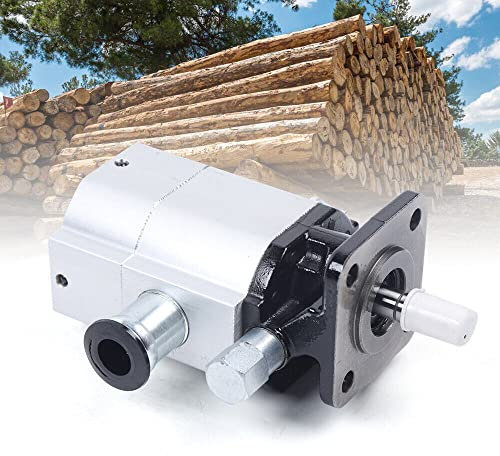 NINGXUE 13 GPM Hydraulic Log Splitter Pump Gear Pump 1/2 Shaft Hydraulic 2 Stage Gear Pump Log Splitter 3600r/min 3000PSI