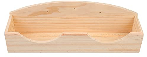 POPETPOP Support De Mangeoire À Herbe Bol De Nourriture en Bois Support De Foin