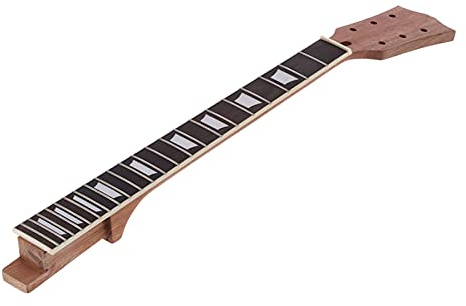 VGEBY Robusto Mástil de Guitarra Eléctrica de Caoba, 65,5 Cm, con Diapasón de Palisandro para Piezas de Repuesto