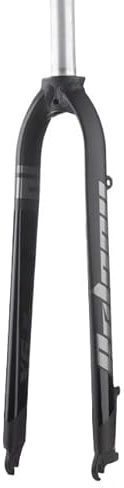 JIASHUNHE Fahrrad Gabel Fahrrad-Starrgabel 26/27,5/29 Zoll Scheibenbremse Mountain Gabel Gerades Rohr 28,6 MM Matt Leichte MTB Fahrradgabel(26-27.5 Black)