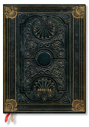 Paperblanks 18 Monatskalender Flexi 2023-2024 (Softcover) Nocturnelle | Vertikal | Ultra (180 × 230 mm)