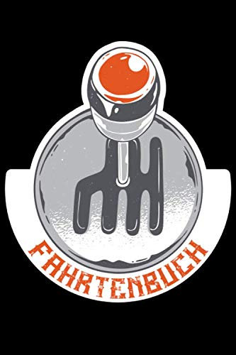 Fahrtenbuch: zum eintragen von gewerblichen und privaten Autofahrten. Kostenkontrolle und Steuerlicher Kilometernachweis. Spritverbrauch ... auf einen Blick. Schalthebel Vintage Retro