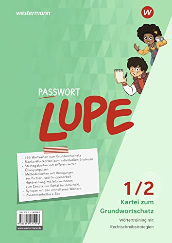 PASSWORT LUPE - Sprachbuch und Spracharbeitsheft: Kartei zum Grundwortschatz 1/2 (PASSWORT LUPE: Sprachbuch und Spracharbeitshefte)
