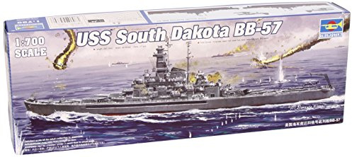 Trumpeter 05760 Modellbausatz U.S.S South Dakota BB-57, 1/700