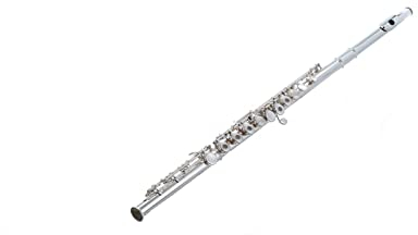 SYMPHONIE WESTERWALD Querflöte/Flöte, Ringklappen (offenen Klappen), H-Fuß, echt versilbert, Tragetasche, Querflöten Zubehör, Wartungsservice