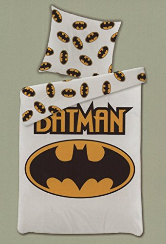 Batman Classic TV Series certifié Öko-Tex Parure de lit réversible 135 x 200/80 x 80 cm Neuf