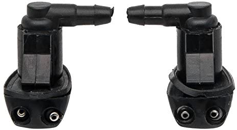 Scheibenwaschdüse - MASO PAIR UNIVERSAL WINDSCHUTZSCHEIBENWASCHER TWIN JET ABGEWINKELTER EINLAUFDRUCK 4MM WWY3