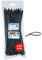 Velamp Fascette stringicavo - Colore nero - 2,5 x 200mm - Confezione 100pz - Ideali per cablaggi elettrici