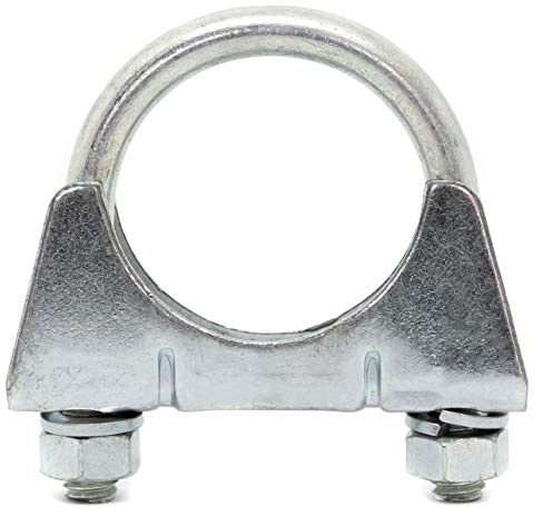 Abrazaderas de escape resistentes de 42 mm para tubos de escape en U para tubos de antena de TV (paquete de 2) - F10B 42 mm_2