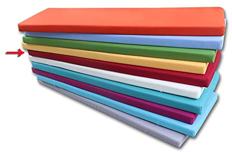 ,Espesar Esponja Acolchada Cojín De Banco Non Slip Cojín De La Ventana De La Bahía para Bancos de jardín colchoneta Asiento Bancos,