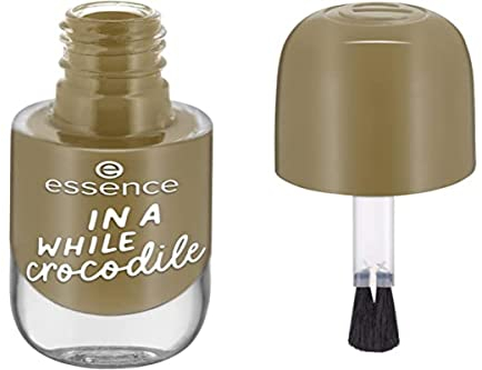 essence gel nail colour, Nagellack, Nr. 36, Grün, langanhaltend, Expressergebnis, schnelltrocknend, glänzend, acetonfrei, vegan, ohne Mikroplastikpartikel, ohne Konservierungsstoffe, 1er Pack (8ml)