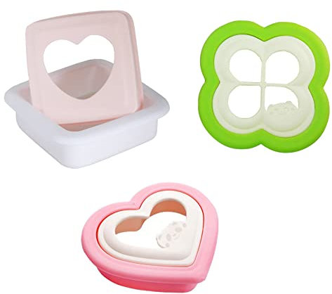 SagaSave 3 pezzi formine per sandwich per bambini, taglia panini e sigillante, macchina per panini per pane per ragazze dei ragazzi Lunchbox e Bento Box