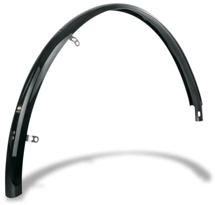 BLUEMELS Basic 28'' 45 Rear Profile Schutzblech (Fahrradzubehör, robuste Sandwichkonstruktion aus Aluminium/Kunststoff, reifennahe Montage, Tretlager-Ausschnitte), schwarz