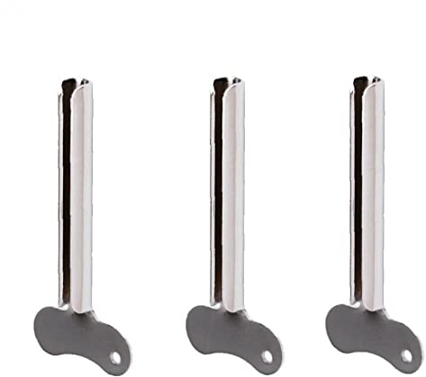 3pcs Rolling Tube Toothpaste Squeezer Rotate Toothpaste Dispenser Metal Tube Wringer Squeezer Key Toothpaste Seat Holder Stand
