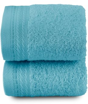 Top Towel - Set of 2 Bidet Towels - Bath Towels - Small Towels - 100% Combed Cotton - 600 g/m2 - Measure 30 x 50 cm - AGUAMAR