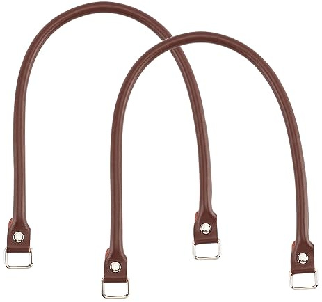 PH PandaHall 2 Stück Braunes Rindsleder Geldbörsenriemen 60cm Leder Handtaschenriemen Ersatz Schultergurte Mit Platin Verschluss Für Handtaschen Geldbörsen Aktentaschen Clutch Ersatz