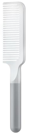 Jurrissa Hair Comb for Women and Men, Durable Detangling Hair Comb with Handle, Large Detangler Comb for Thin Straight Short Hair(White)