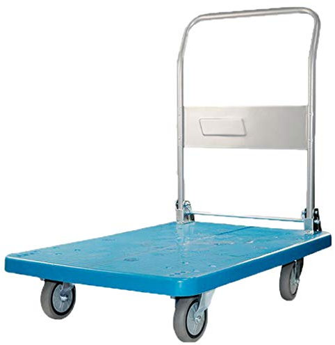 TETEOLALA Karren, Plattformwagen, Handwagen, zusammenklappbarer LKW-Wagen, robuster Flachbettwagen, Transport, Lager, Büro, Garten, 200–300 kg/B