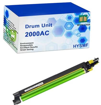 Unità tamburo 2000AC compatibile con unità tamburo per Toshiba 2000AC da utilizzare con stampanti E-Studio 2000AC 2500A 2505AC 3005AC 3505AC 4505AC 5005AC 2010AC 2510AC 2515AC 3015AC,Yellow-1 Pack