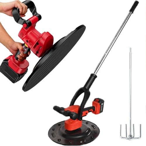 ylpddmm Cazzuola Elettrica per Intonaco Levigatrice per pareti a cazzuola elettrica Macchina Malta da Parete，Cazzuola lisciante per intonaco Portatile per Rifiniture murali,