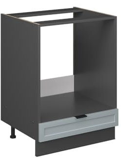 Vicco Küchenschränke Fame-Line, Hellblau-grau, 60 cm ohne Arbeitsplatte