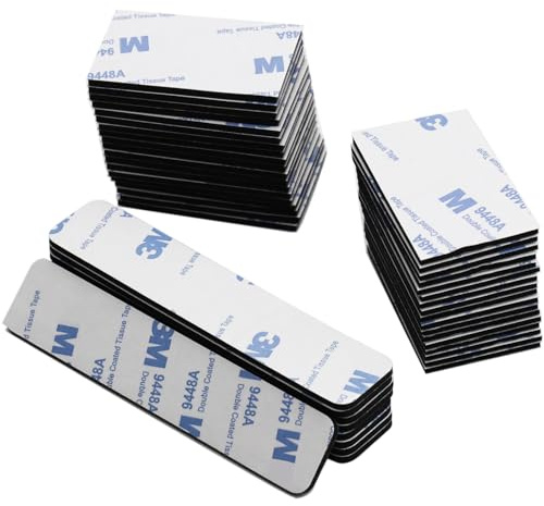 Cinta adhesiva de doble cara, 50 unidades, tiras resistentes para colgar cuadros, almohadillas de espuma adhesivas de montaje fuerte, impermeables, rectangulares para interiores y exteriores