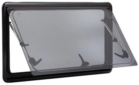 RV Car Windows with Integrated Roller Blinds and Fly Screens - Display Windows for Camping Cars, External Windows Suitable for All Vehicles