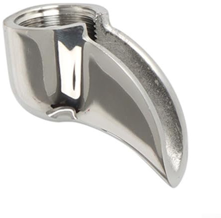 Doppio beccuccio portafiltro in acciaio inox per macchina da caffè espresso da 58 mm, robusto e resistente (2)