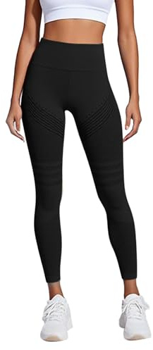 Plumi Leggings à Compression 3D Anti Cellulite Amaigrissant Minceur Leggings Femme Taille Haute sans Couture Push-Up Opaque Yoga Fitness Pantalon Sport
