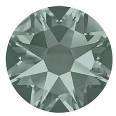 16 Facettenschliff SS10 SS16 SS20 SS30 2088 Hyazinth AB Glas Flatback Strass Glas Nail Art Kristallstein Nicht Hotfix Strass-Schwarzer Diamant-SS16 1440 Stück