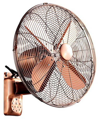 Wandventilator Mit Fernbedienung, 4 Flügel, 3 Geschwindigkeiten, Wandventilator, Einstellbarer Oszillierender Industrieventilator, Hohe Geschwindigkeit/Hochleistung, 1/2/4-Stunden-Timer, Für Gewerbe
