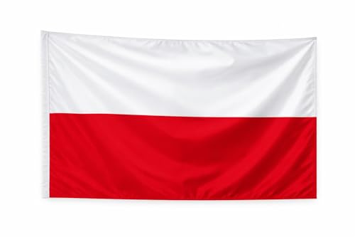 Banderas internacionales de 90 x 150 cm, de poliéster, para la Copa Mundial 2026 y eventos deportivos (POLONIA)