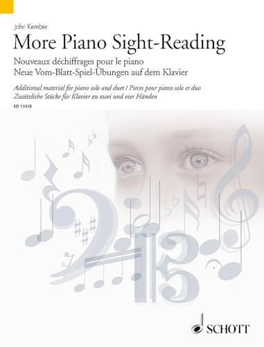 Neue Vom-Blatt-Spiel-Übungen auf dem Klavier 1: Zusätzliche Stücke für Klavier zu zwei und vier Händen. Band 1. Klavier (2- und 4-händig). (Schott Sight-Reading Series, Band 1)