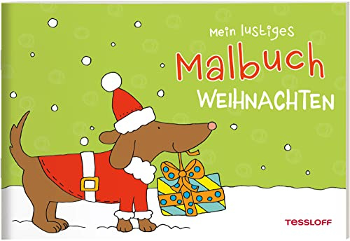 Mein lustiges Malbuch. Weihnachten / Weihnachtsmann, Christikind, Schneemänner und viele weitere fröhliche Motive / Für Kinder ab 3 Jahren: Malspaß ab 3 Jahren (Malbücher und -blöcke)