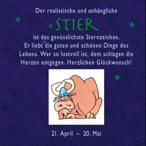 Sternzeichen Stier: 21. April - 20. Mai